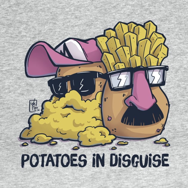 Potatoes in disguise (black text) by MBGraphiX